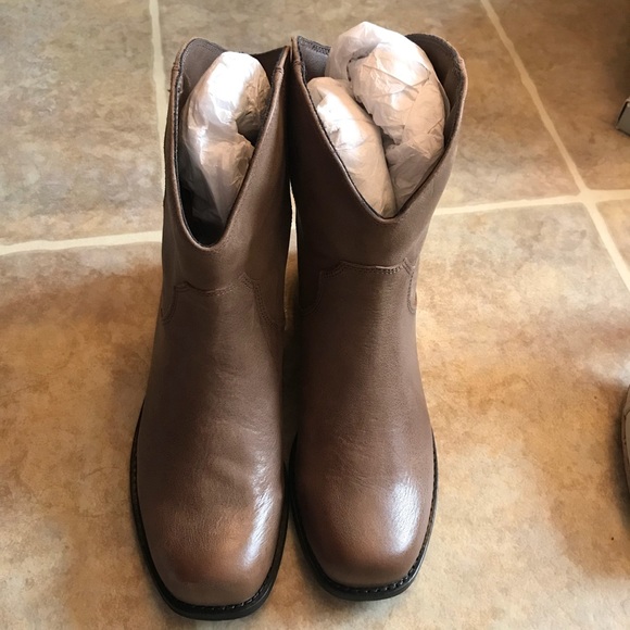 Jessica simpson cranaby leather bootie brown 8 - Picture 2 of 8